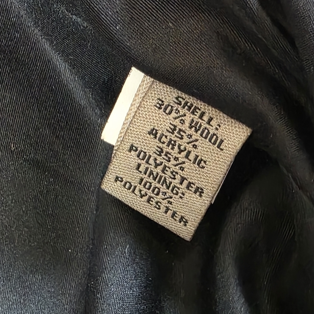 BITTEN by Sarah Jessica Parker Black And White Houndstooth Wool Coat - Picture 12 of 12